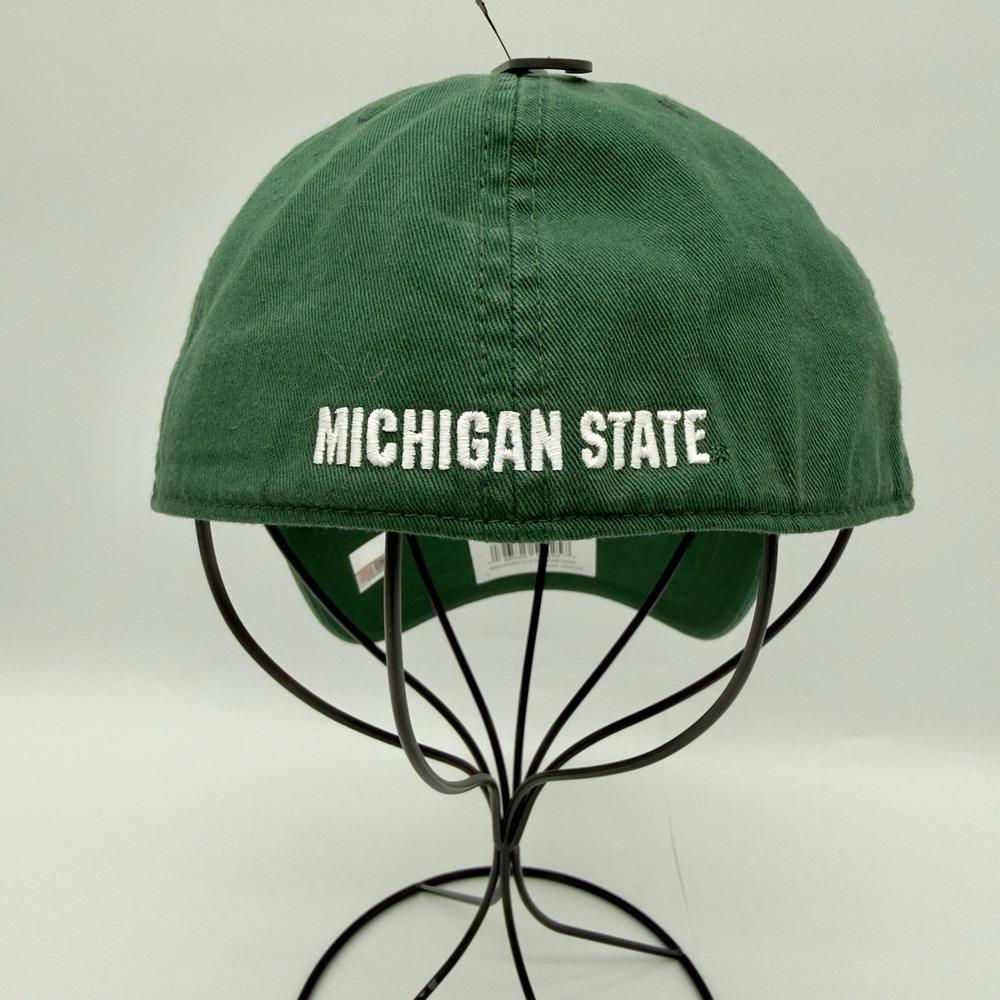 Michigan State Spartans 47 Brand "The Perfect Fit"Clean Up Hat, Dad Cap, Green L - Picture 5 of 12